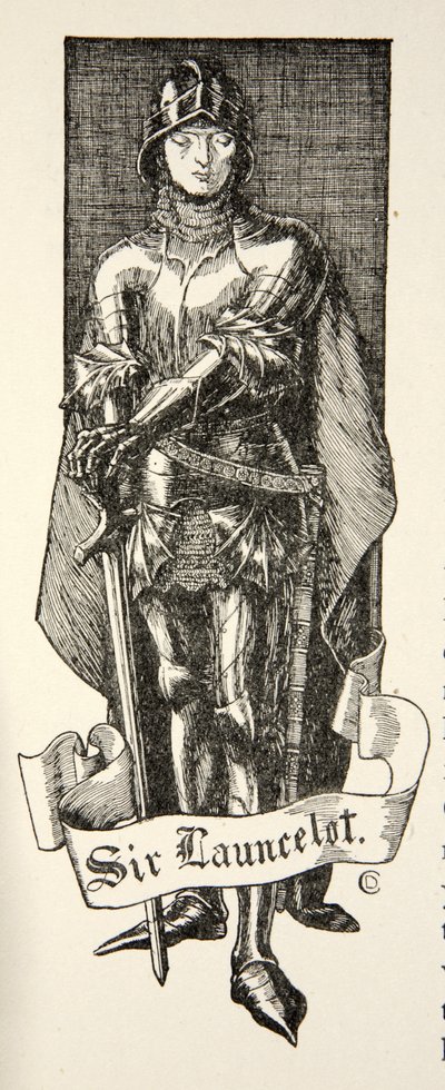 Sir Launcelot, illustrazione da 